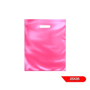 BOLSA RIÑON LISA x 50u 25x35 ROSA